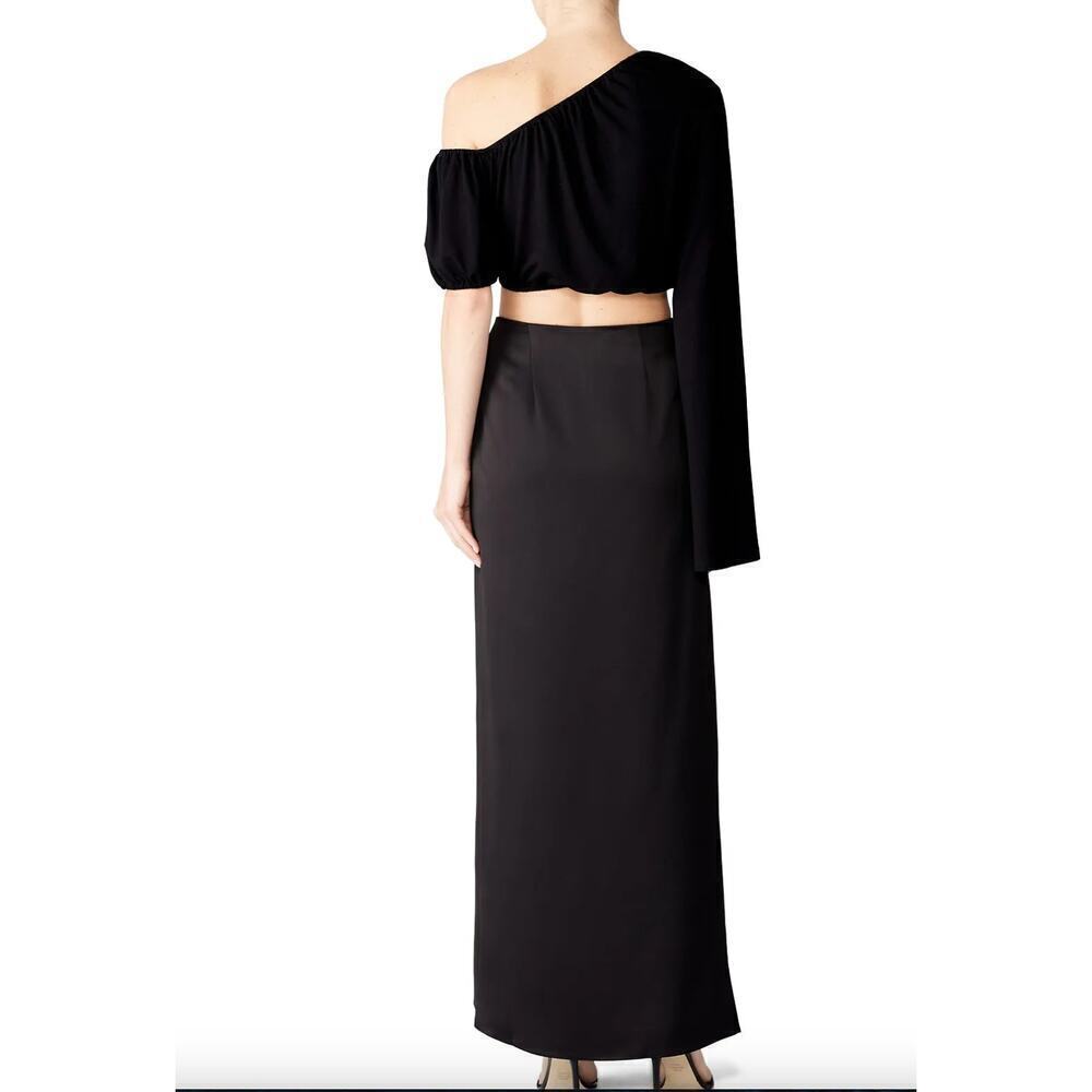 Sid Neigum Cropped Asymmetric Top SZ 10 in Black - Picture 2 of 8